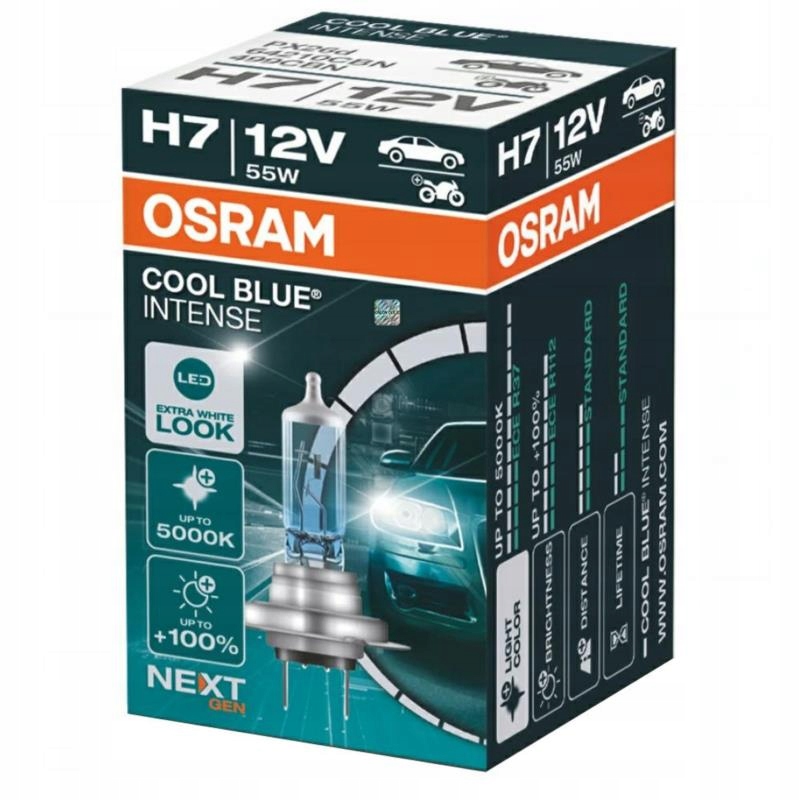 

Osram Cool Blue Intense Next Gen H7 12V 55W 1szt.
