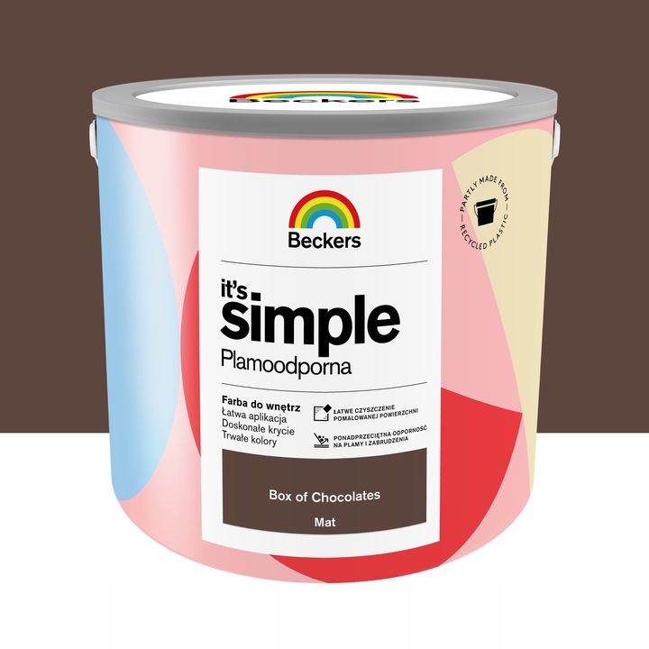 Beckers It's Simple 2,5l 45. Box Of Chocolates Mat Plamoodporna Farba Do Śc