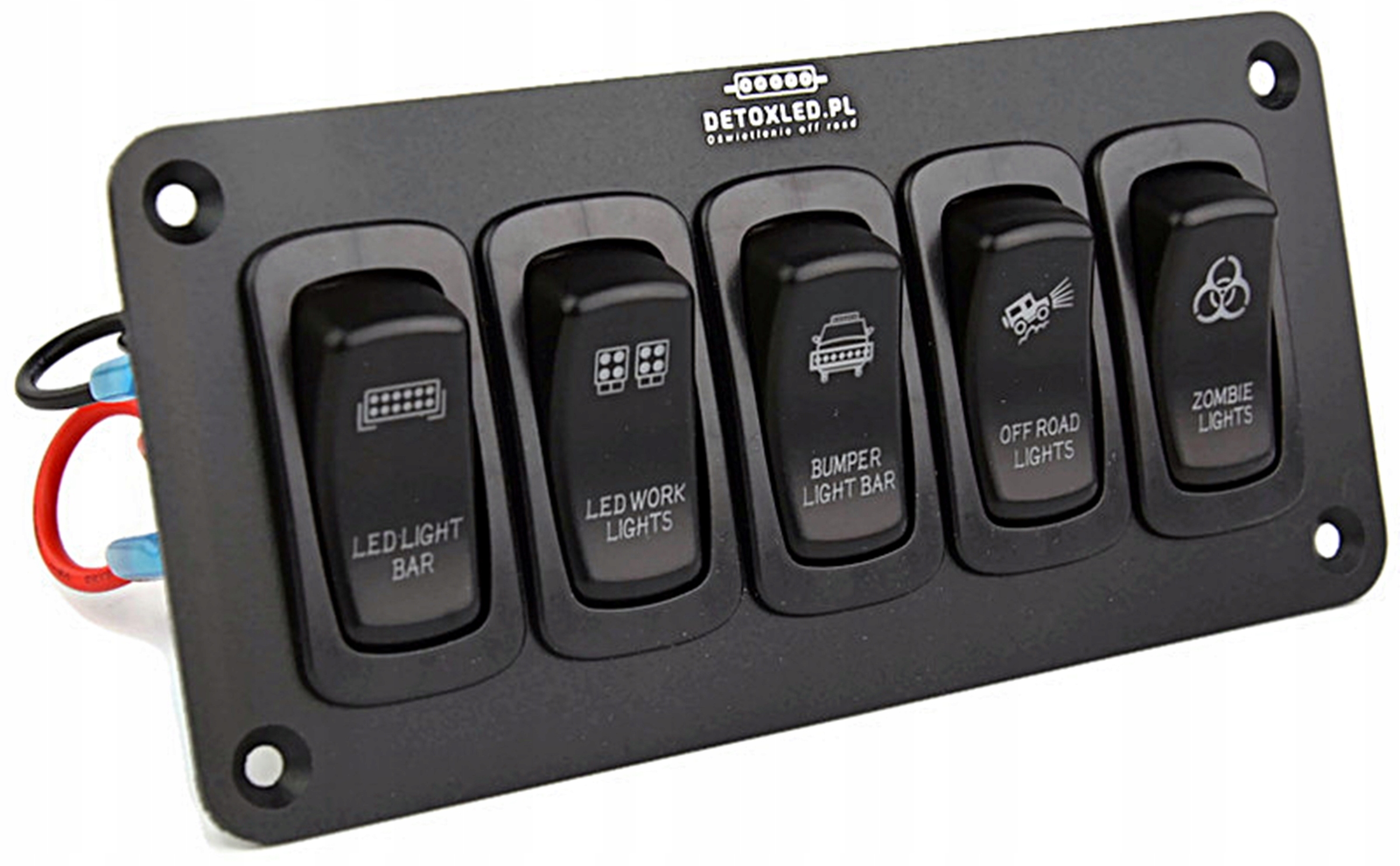 5 gang panel przelacznikow