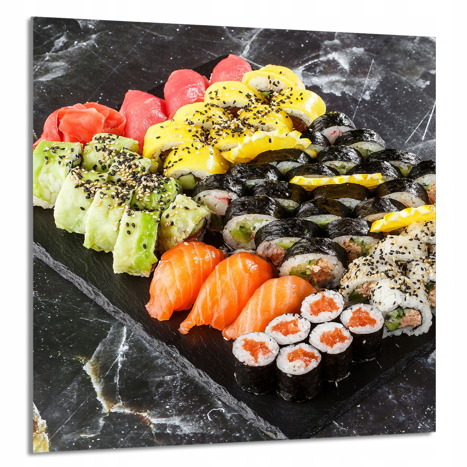 Skleněný Panel Do Kuchyně 60x65 Sushi Tvrzené Sklo