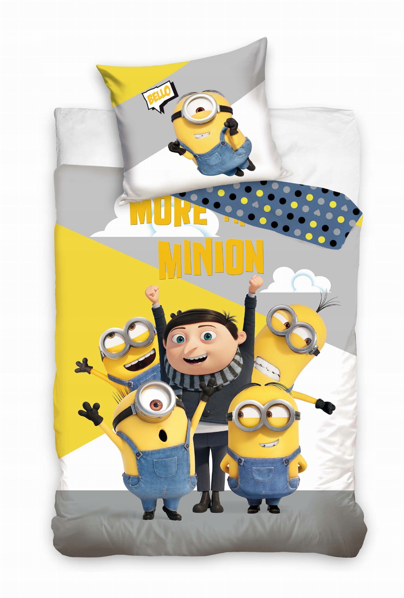 

Pościel Dziecięca 160x200 Gru Minions Minionki 24