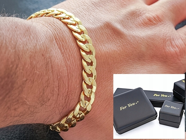 

Złota bransoleta Pancerka 14k ! Jakość !