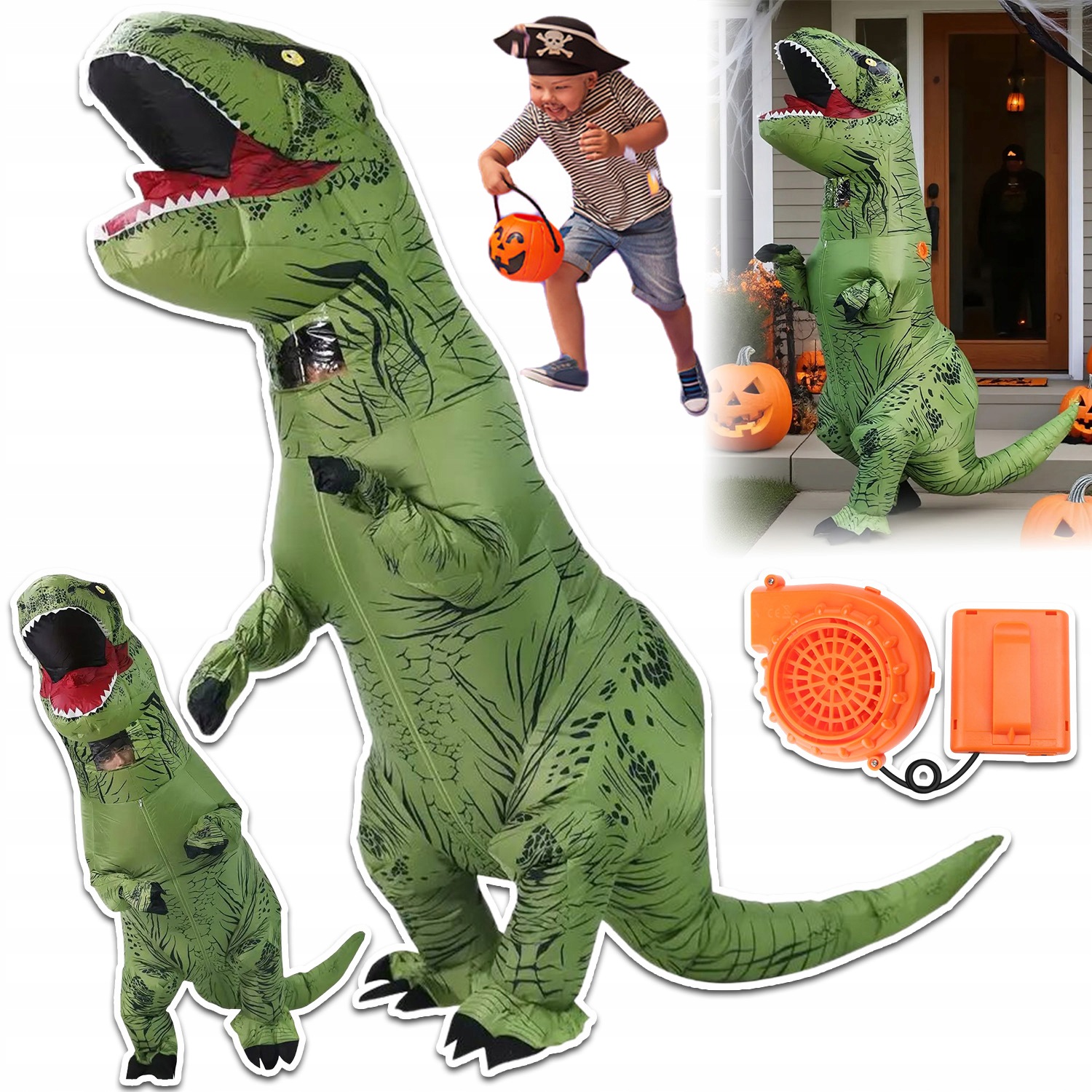 Nafukovací Kostým Dinosaurus Kostým Převlek Pro Dospělé Zábavné Oblečení