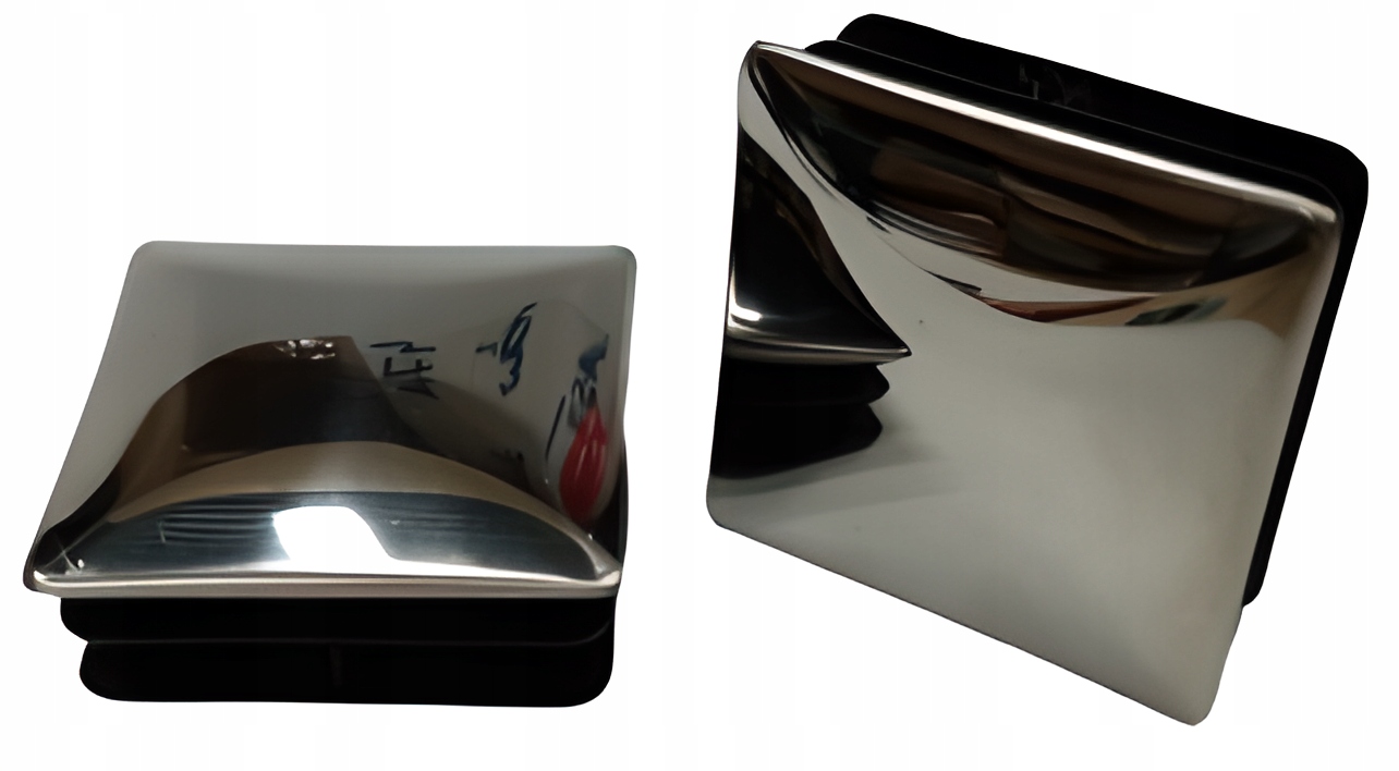 Záslepka na profil chromovaná 40x40 20 Ks