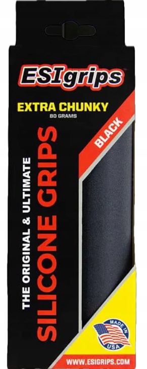 Rowerowe Gripy Chwyty Najgrubsze Esi Grips Extra Chunky 80g czarne Black
