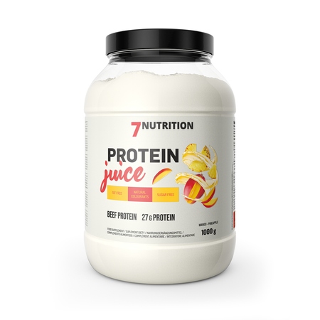 7NUTRITION Protein Juice 1000 g Hovězí Bílkoviny Regenerace Síla Masa Svaly