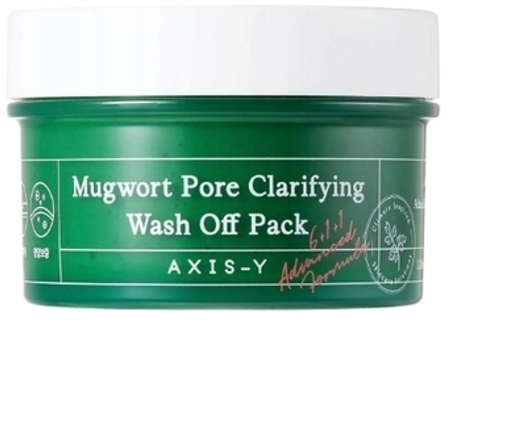 Axis-y Pleťová maska Mugwort Pore Clarifying Wash Off Pack (100 ml)