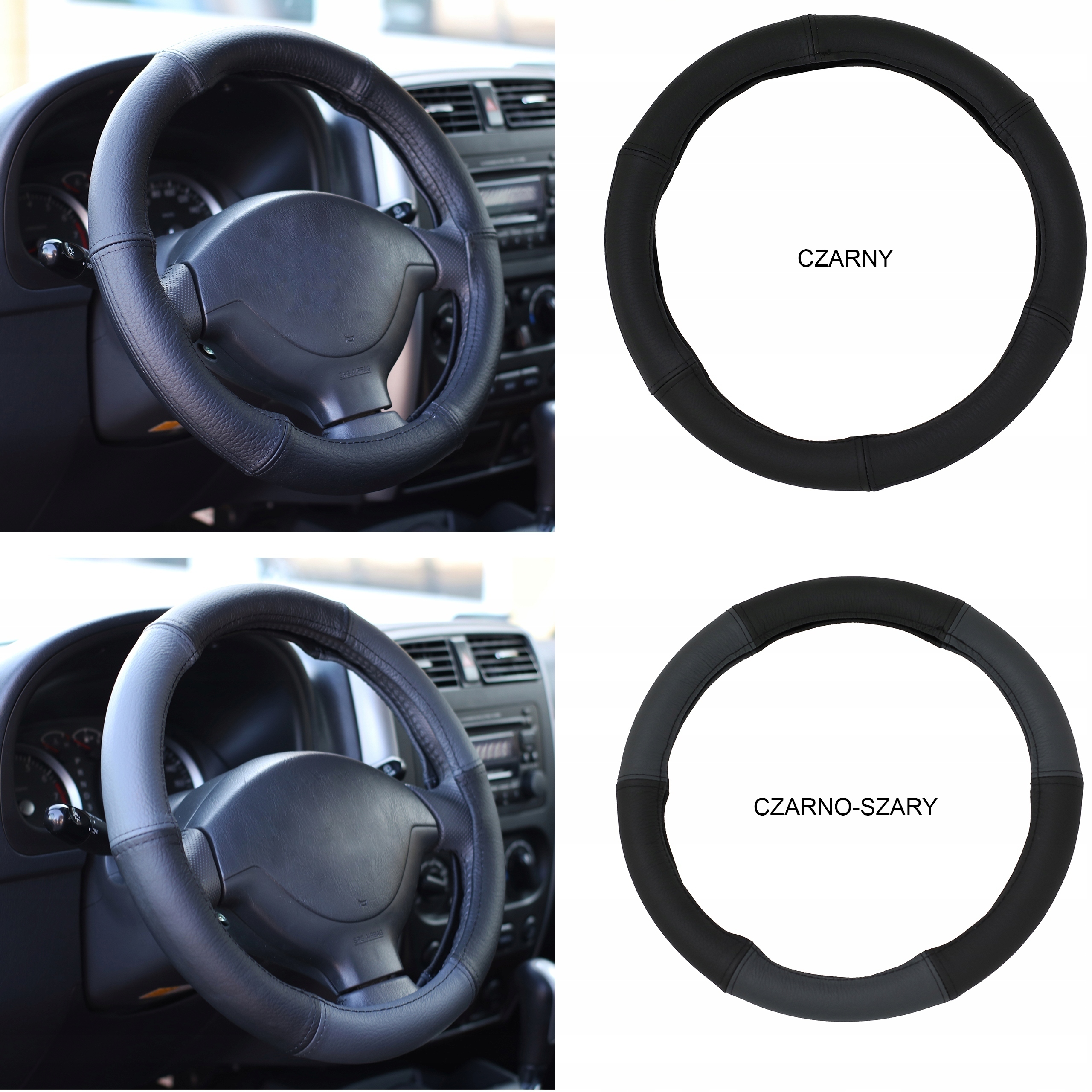 NAKŁADKA NA KIEROWNICE POKROWIEC SKÓRA do Mazda CX-3 5 I II 7 8 9 Demio EAN (GTIN) 5906072264744