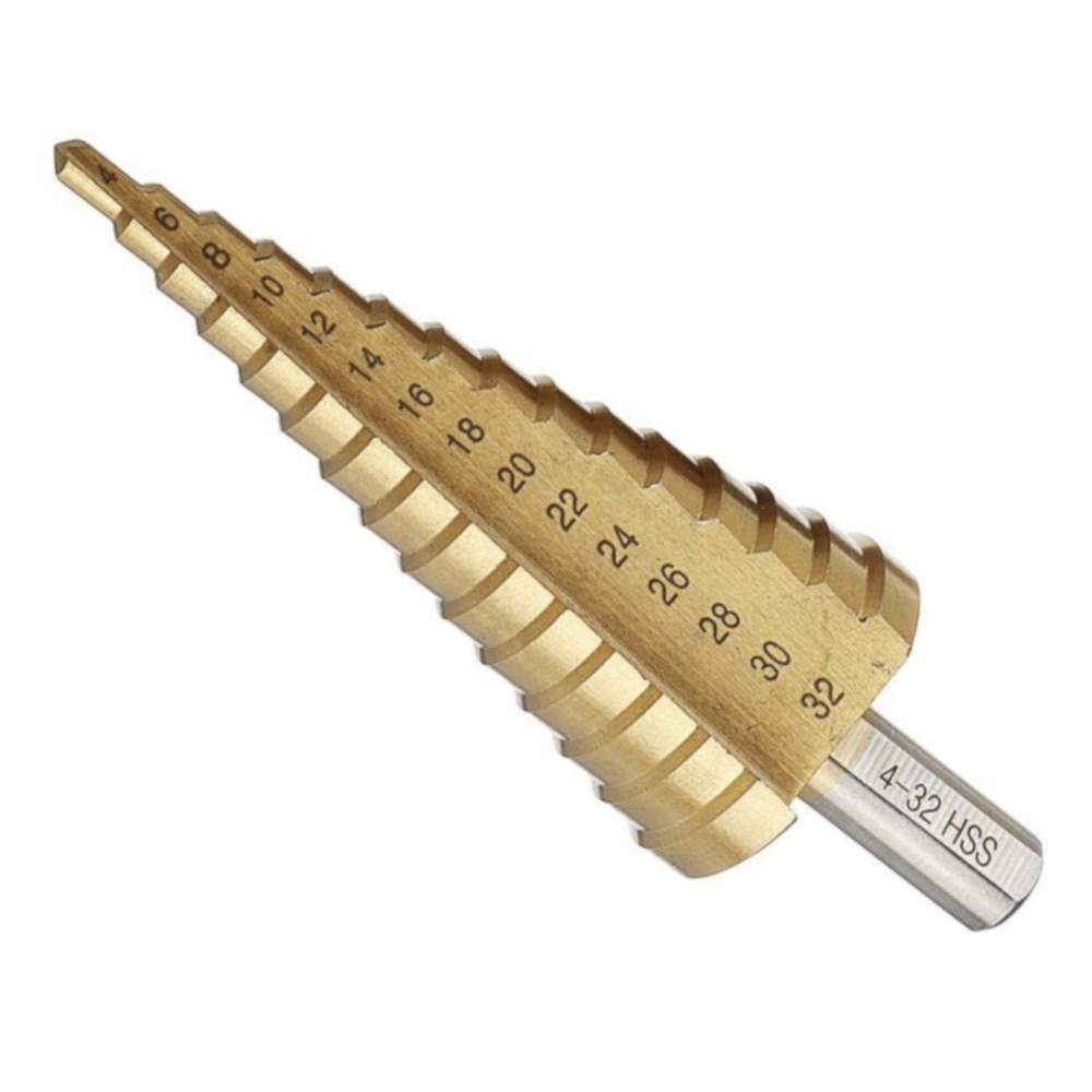 WIERTŁO STOPNIOWE STOŻKOWE HSS4241 ZAKRES 4-32 mm