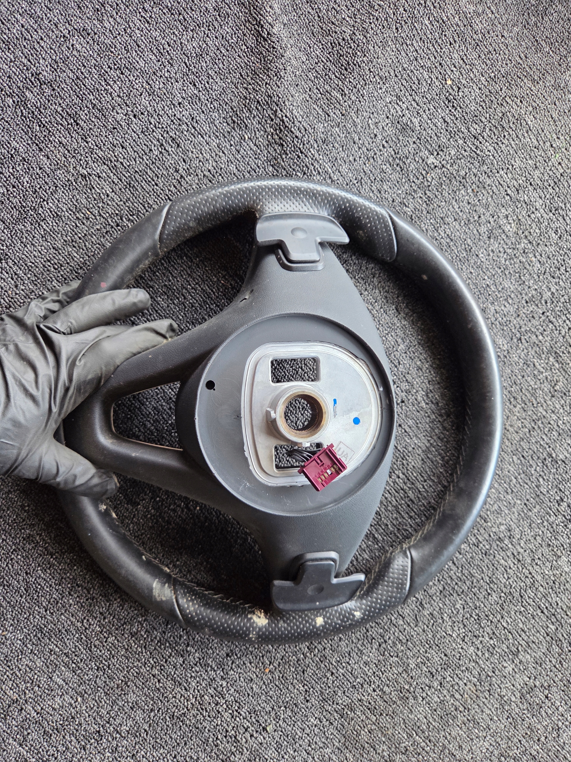 steering wheel, MULTIFUNKCJA leather with shifting MERCEDES CLA250 A0004601603