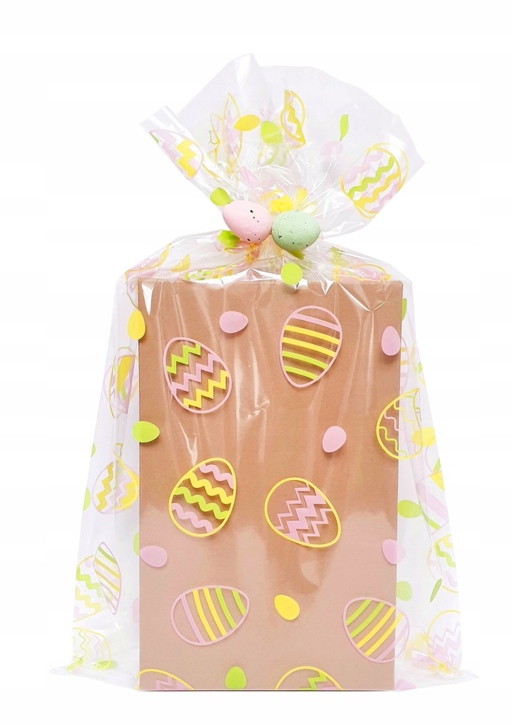 Torebki foliowe worki celofanowe prezentowe folia WIELKANOC 30x50 25 szt.