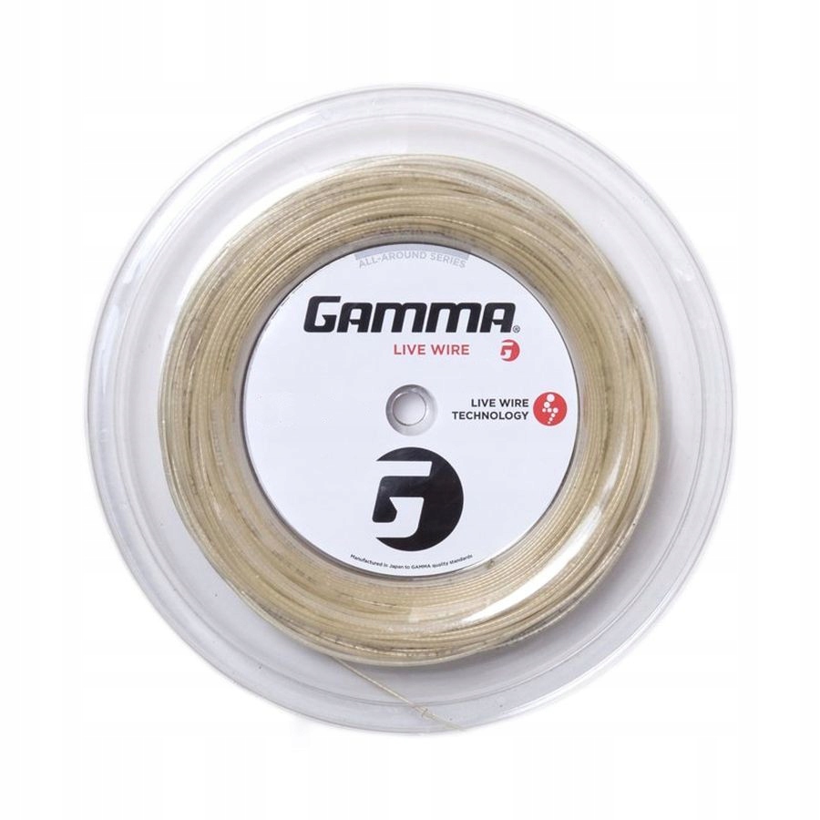 Tenisový naviják Gamma Live Wire 1,27 mm 110 m
