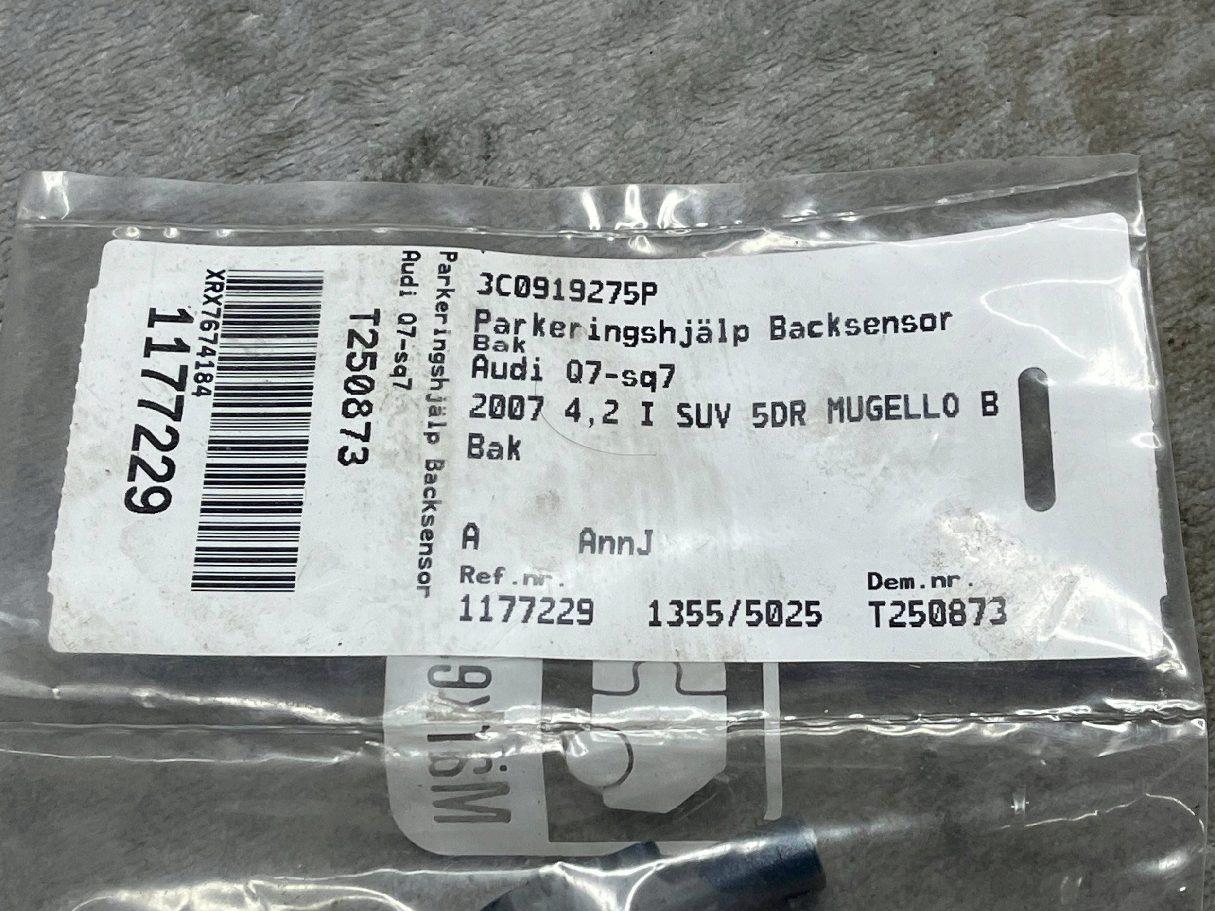 Sensor Parken PDC Volkswagen PASSAT B6 3C0919275P !J
