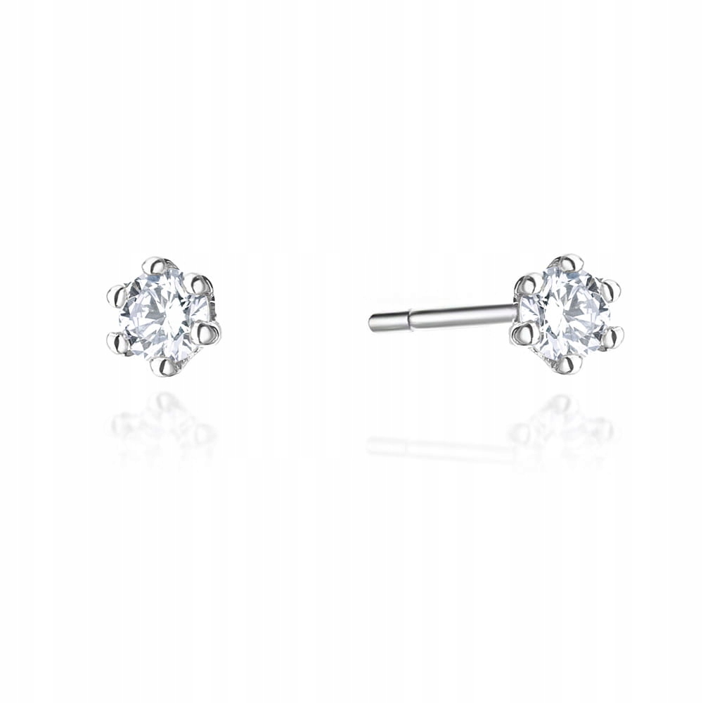 Diamantové Náušnice ryzost 585 (14k), Dárek