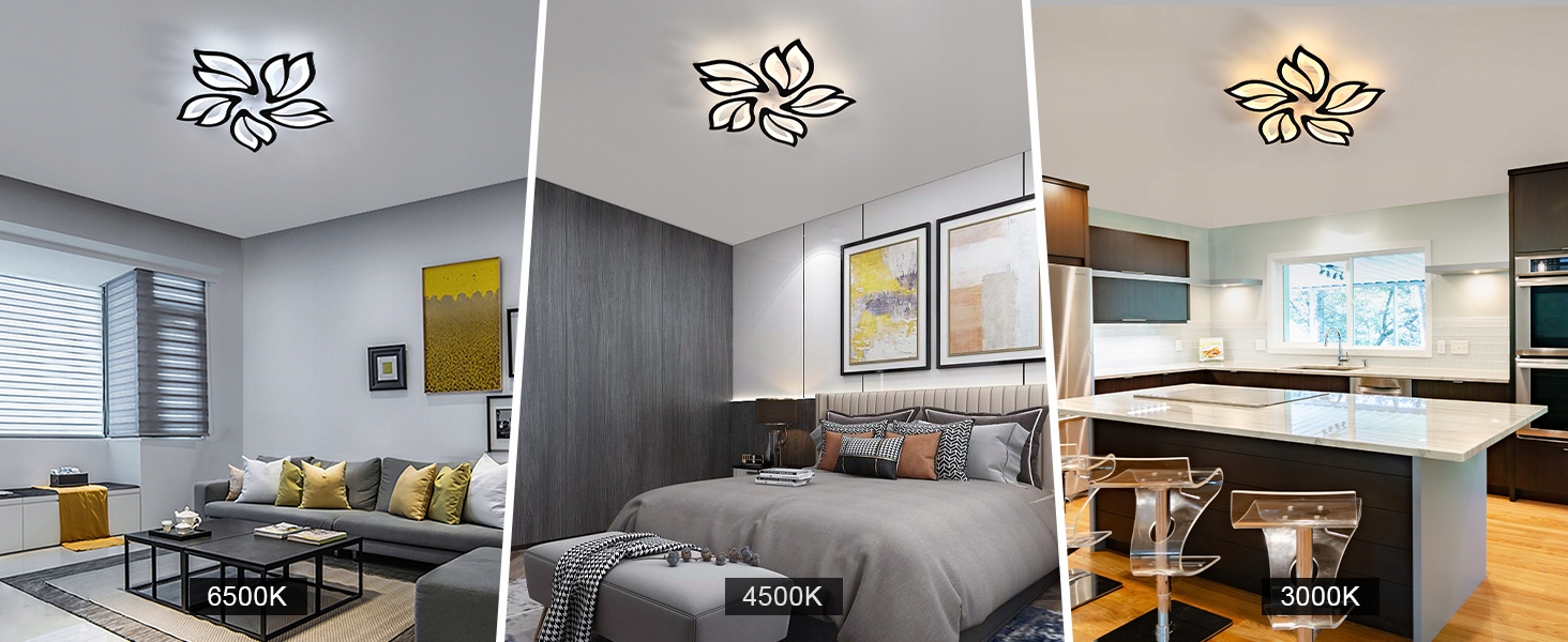 LAMPA SUFITOWA ŻYRANDOL PLAFON LED 45W + PILOT APP Rodzaj lampy Sufitowe - wiszące