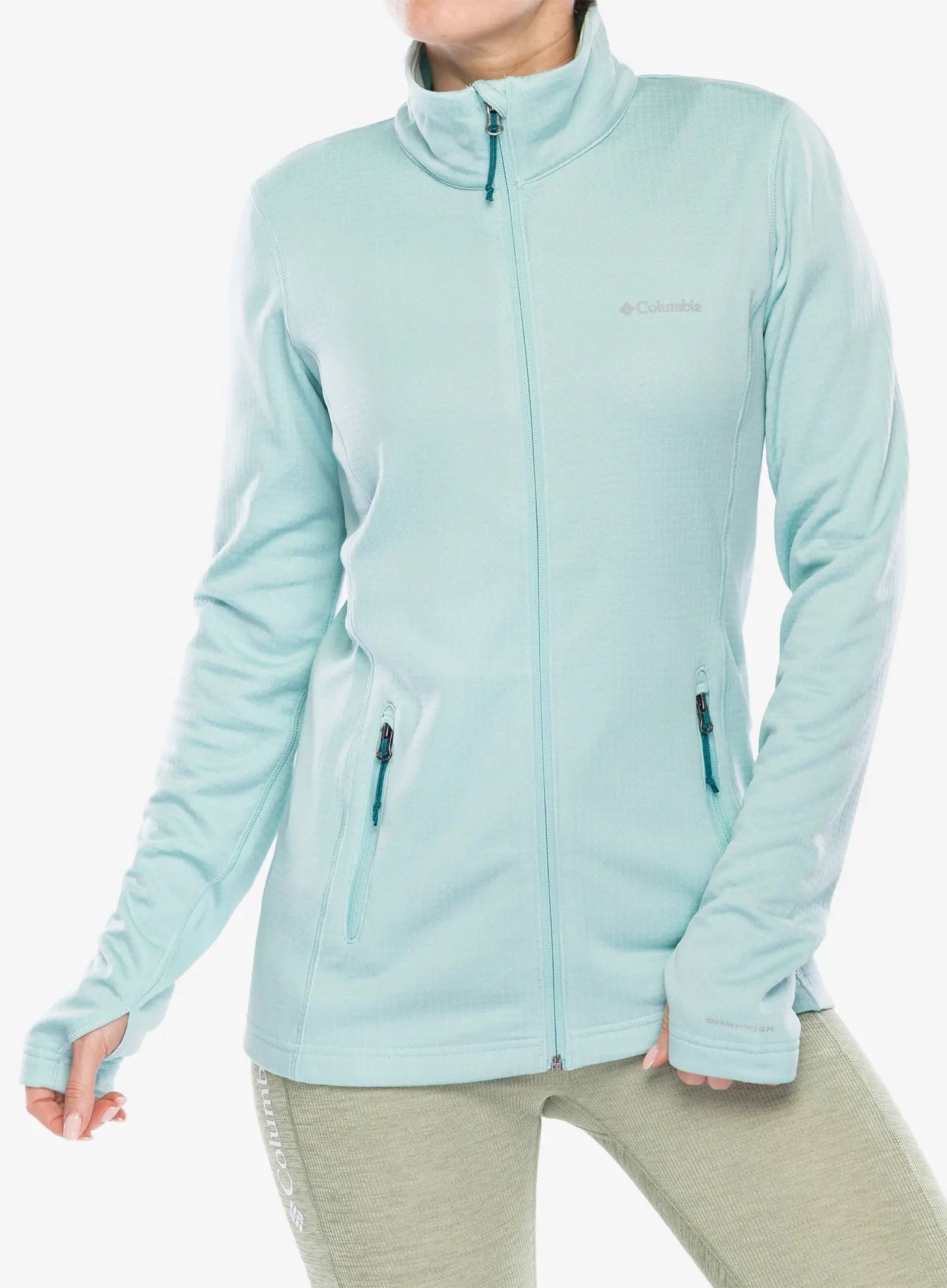 Dámská Mikina fleecová Columbia Park View Grid Fleece Full Zip sprej L