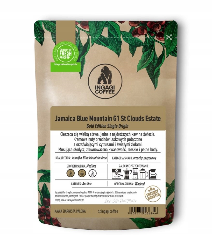 Levně Káva zrnková speciality Jamaica Blue Mountain 100 g