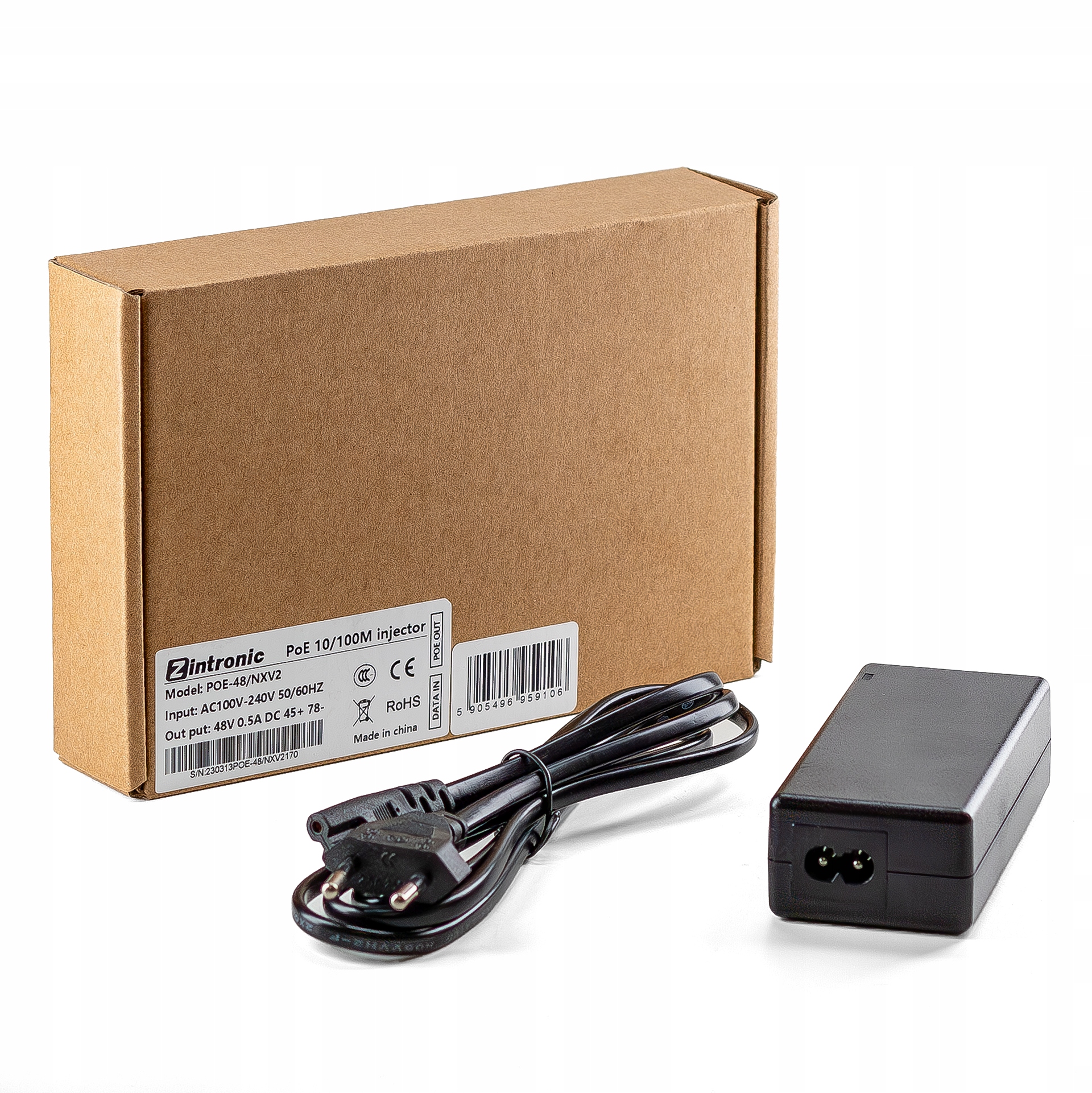 POE Zasilacz do kamer monitoring IEEE 802.3 at Stan opakowania oryginalne