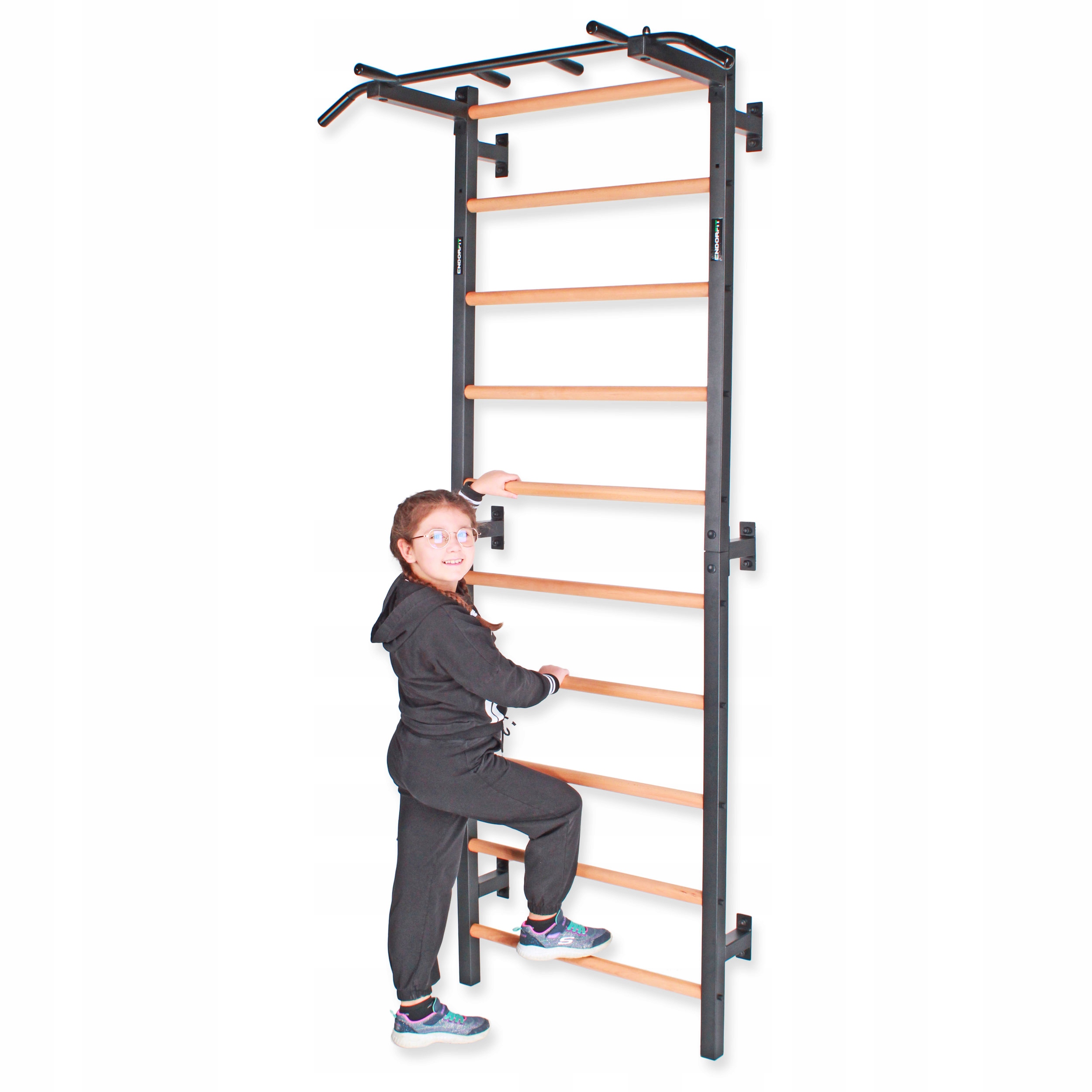 

Drabinka Gimnastyczna metal-drewno Drążek Endorfit