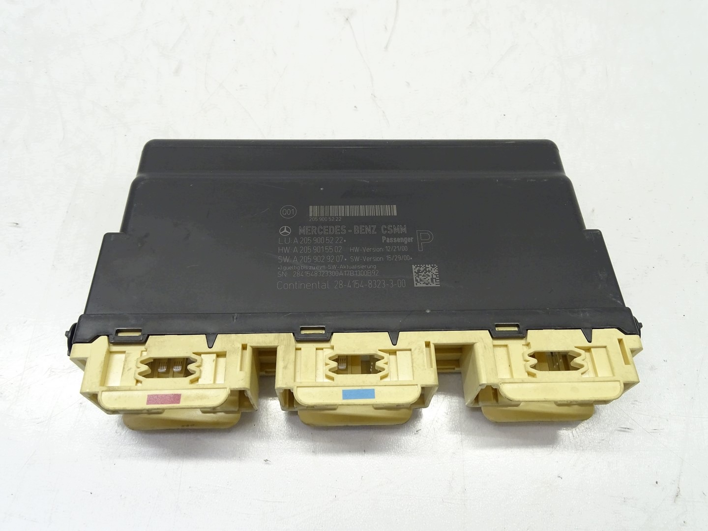 module seat control unit MERCEDES W205 A2059005222
