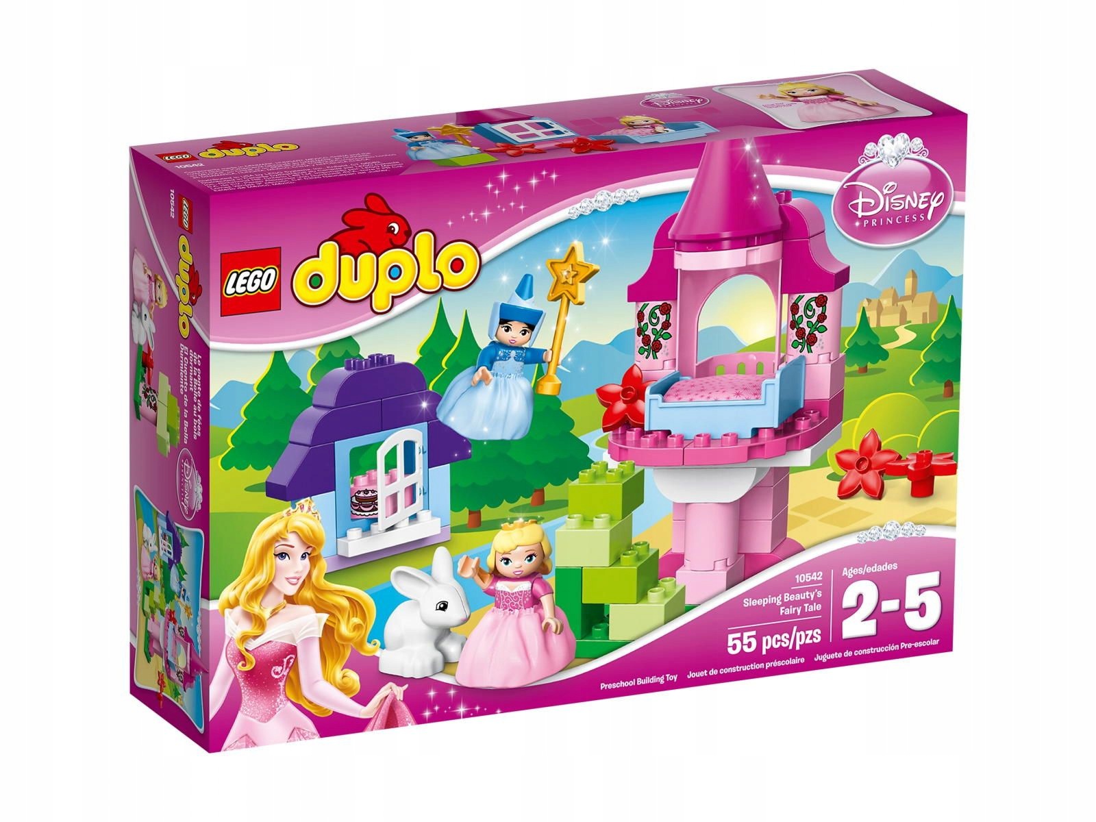 Lego Duplo 10542 Bajka o Śpiącej Królewnie Disney 55 Elementów