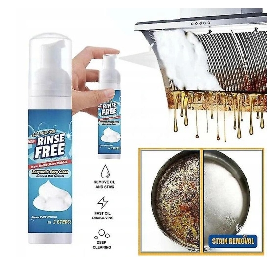 100ml Powerful Rinse-free Bubble Cleaner