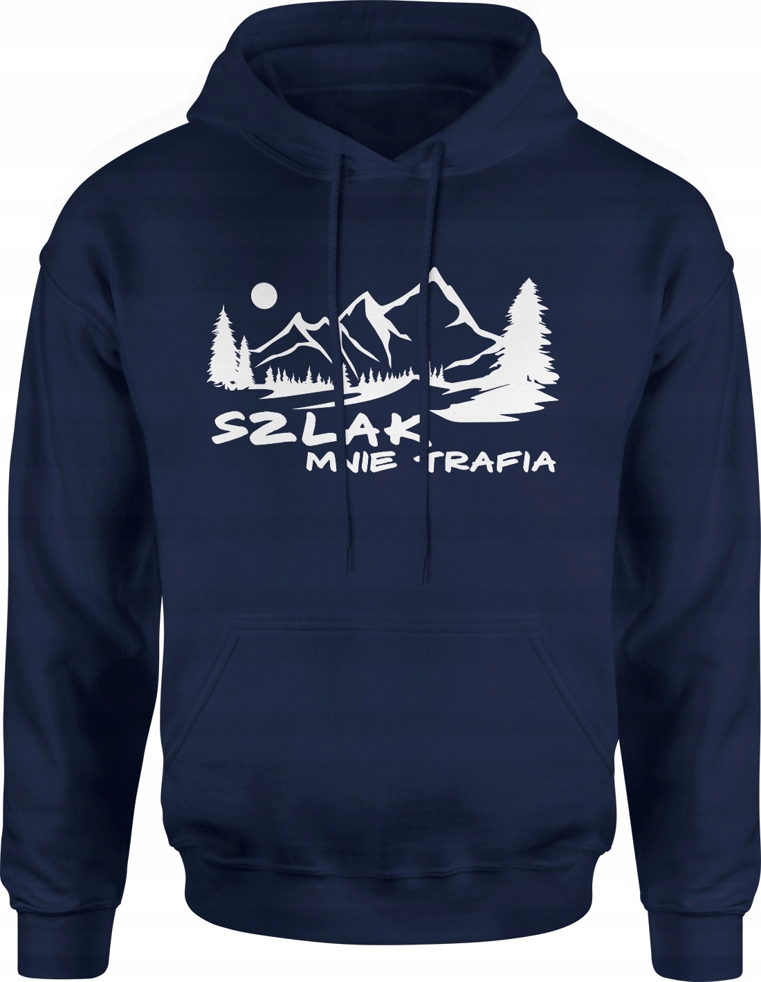 Tatry Góry Szlak Mnie Trafia Bluza Męska Rozm. L Z Kapturem Dresowa Nadruk