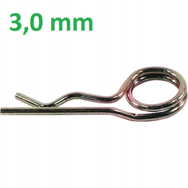 

Zawleczka zabezpieczenie Beta podwójna 3 mm