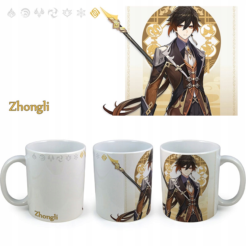 Kubek Genshin Impact Zhongli Pojemność 330 ml