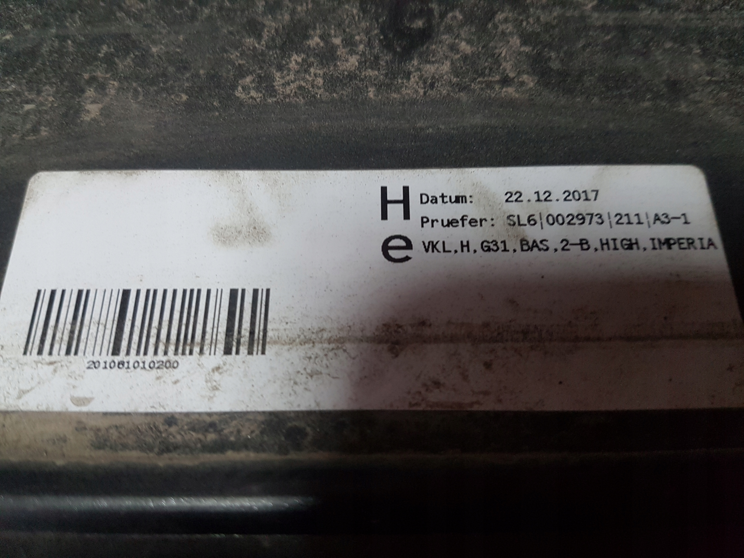 bumper rear BMW SERIA 5 G31