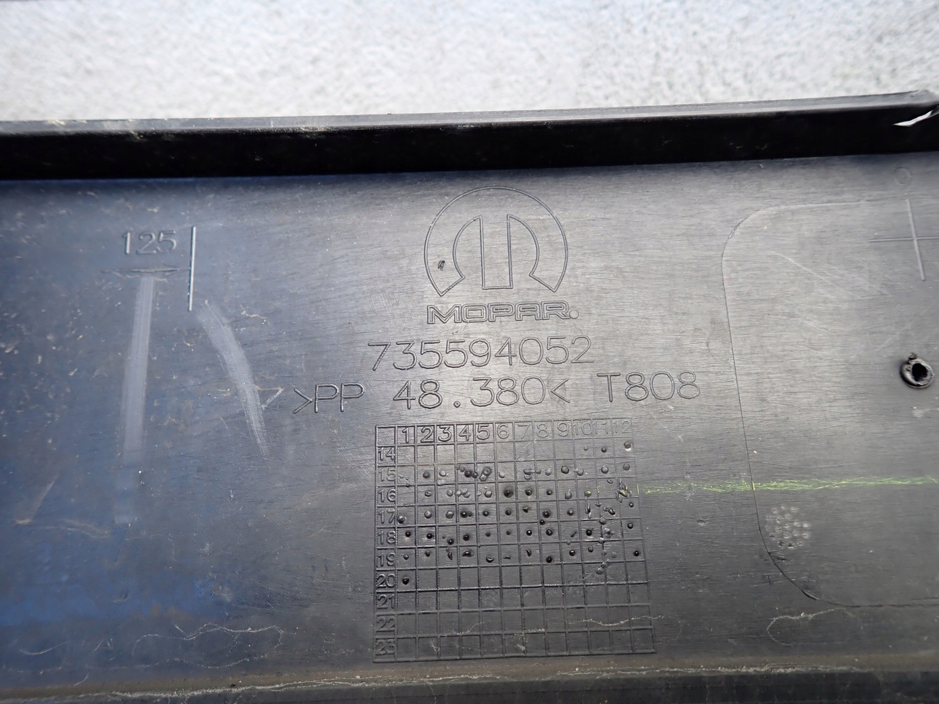bumper front front FIAT DOBLO II LIFT 2015