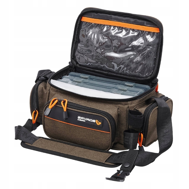 Savage Gear Torba z pudełkami i workami System Box Bag S