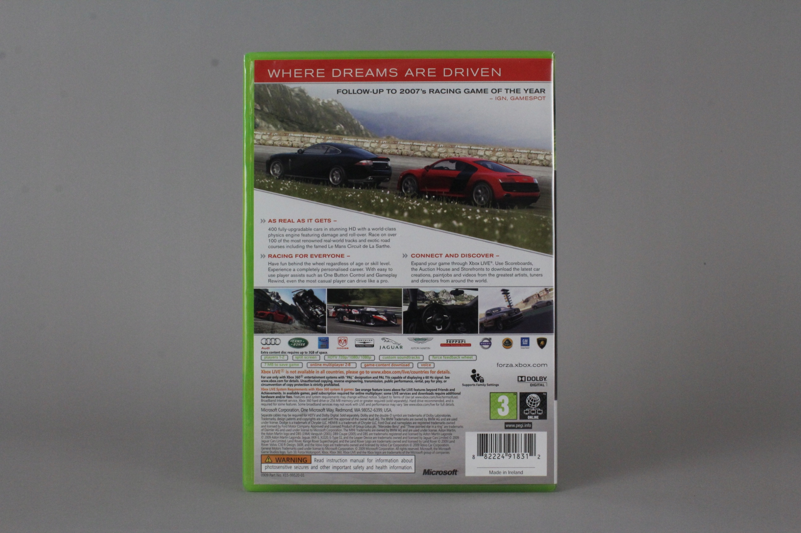 FORZA MOTORSPORT 3 NOWA XBOX 360 Producent Xbox Game Studios / Microsoft Studios