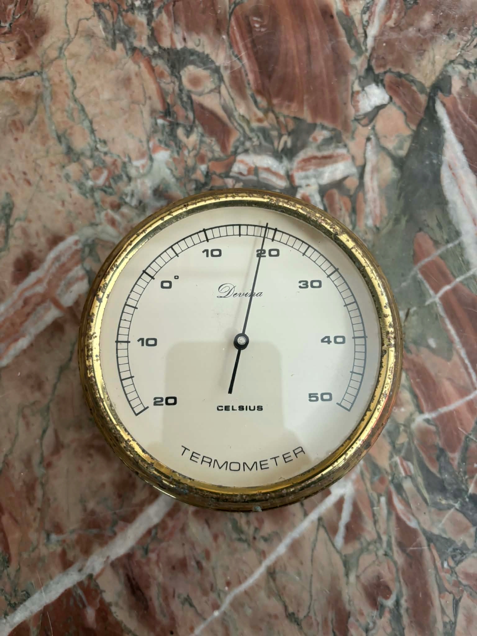 TERMOMETR OKRĘTOWY JACHTOWY DEVINA