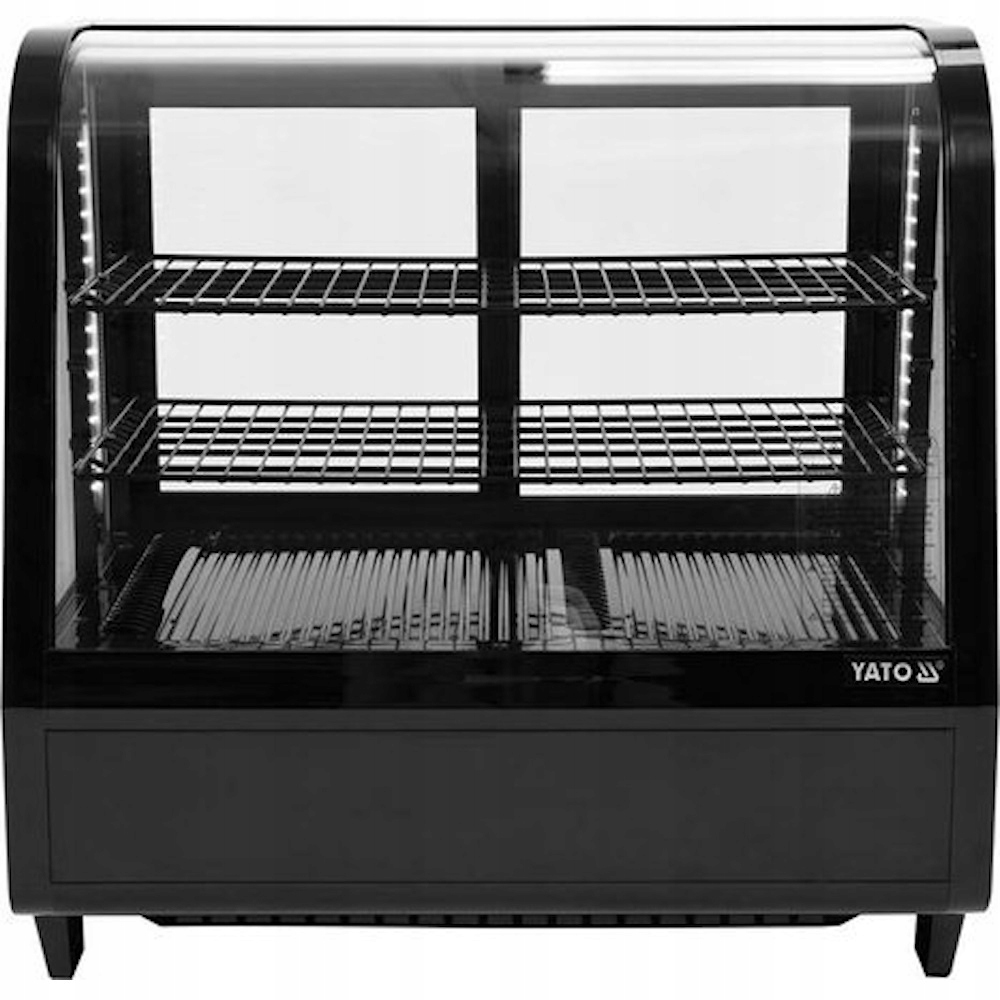 WITRYNA EKSPOZYCYJNA CHŁODNICZA NA CIASTA DESERY 100 L CZARNA YATO YG-05020