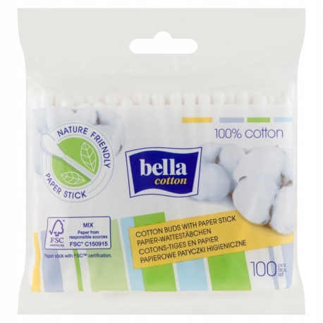 

Patyczki higieniczne Bella Cotton 100 szt.