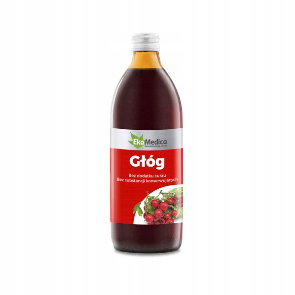 

Sok z głogu 100% bez cukru 1l