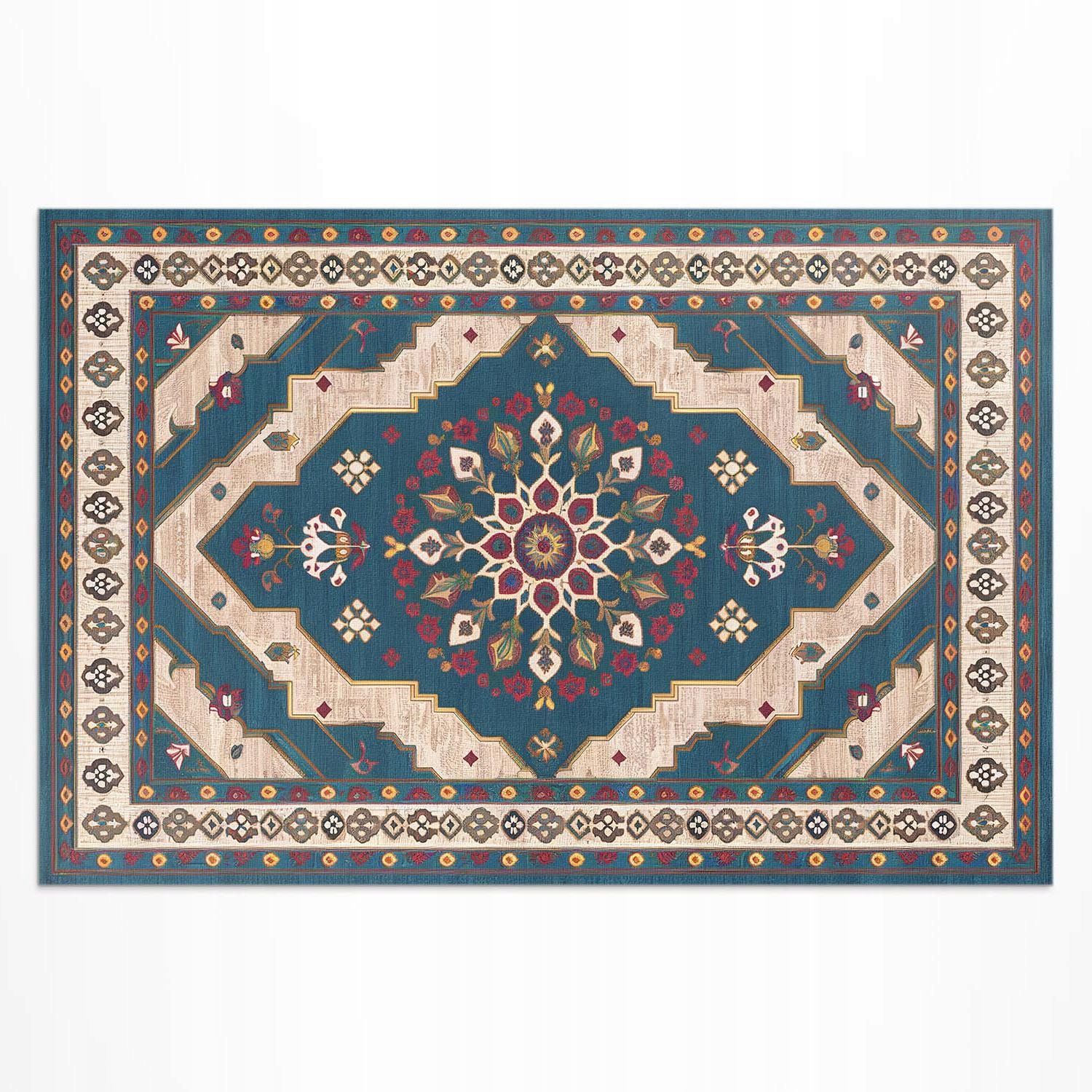 Ozdobný terasový vinylový koberec Starý dekoratívny vintage vzor 180 x 120 cm