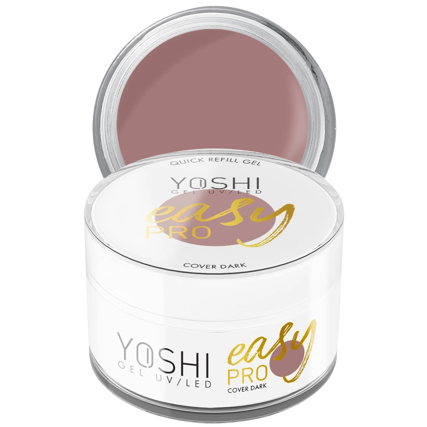 Yoshi Stavební Gel Easy Pro Gel Uv/led 50 ml Cover Dark