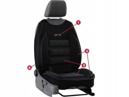 Maty PRO Komplet przód czarne Skoda Producent inny