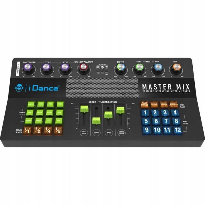 Przenośny interaktywny mikser i looper iDance Mastermix