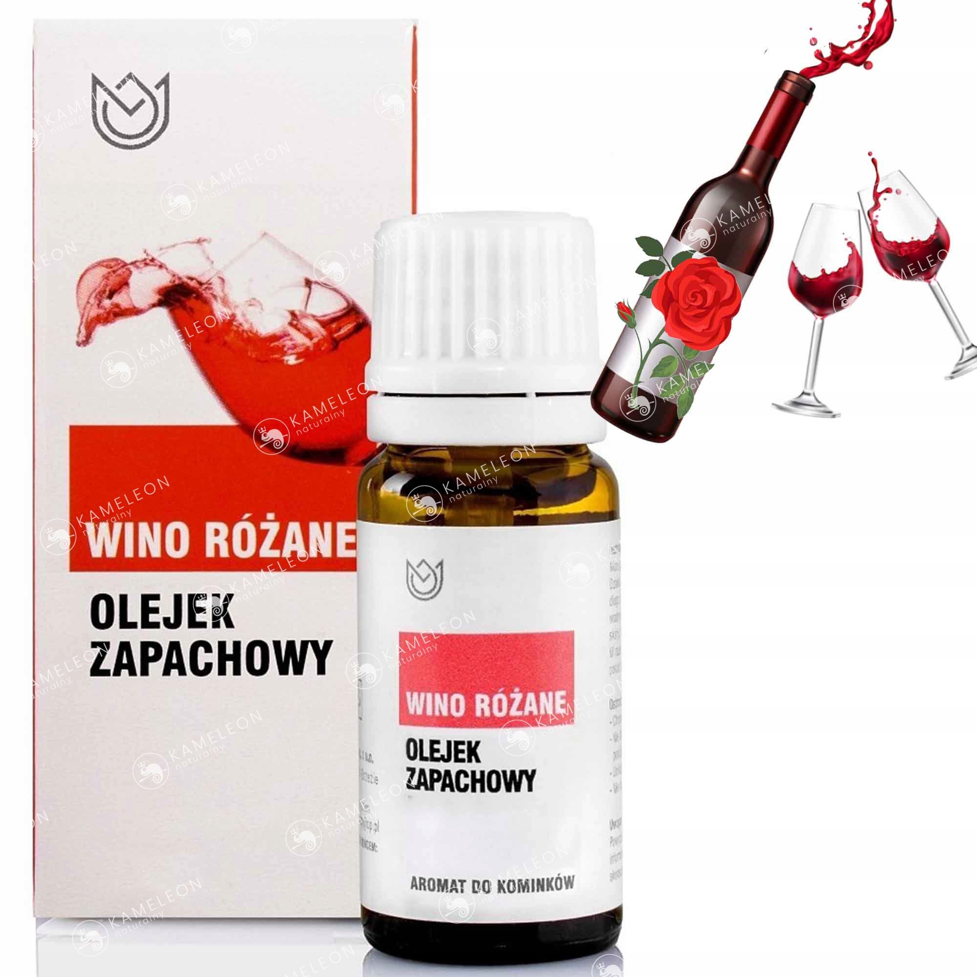 

Olejek Zapachowy eteryczny Wino Różane 12ml 12 ml