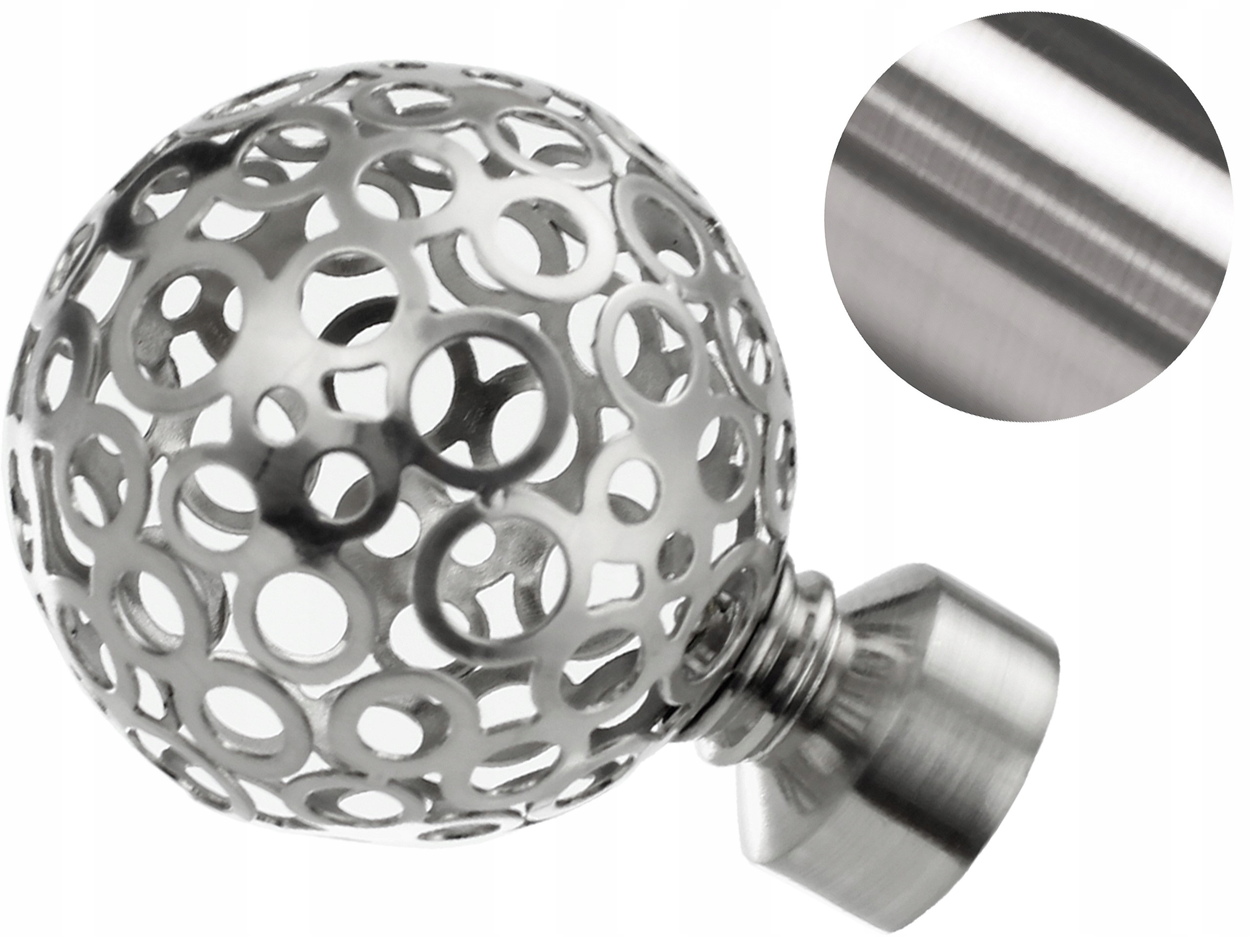 

19 mm Opus zakończenie do karnisza Stal