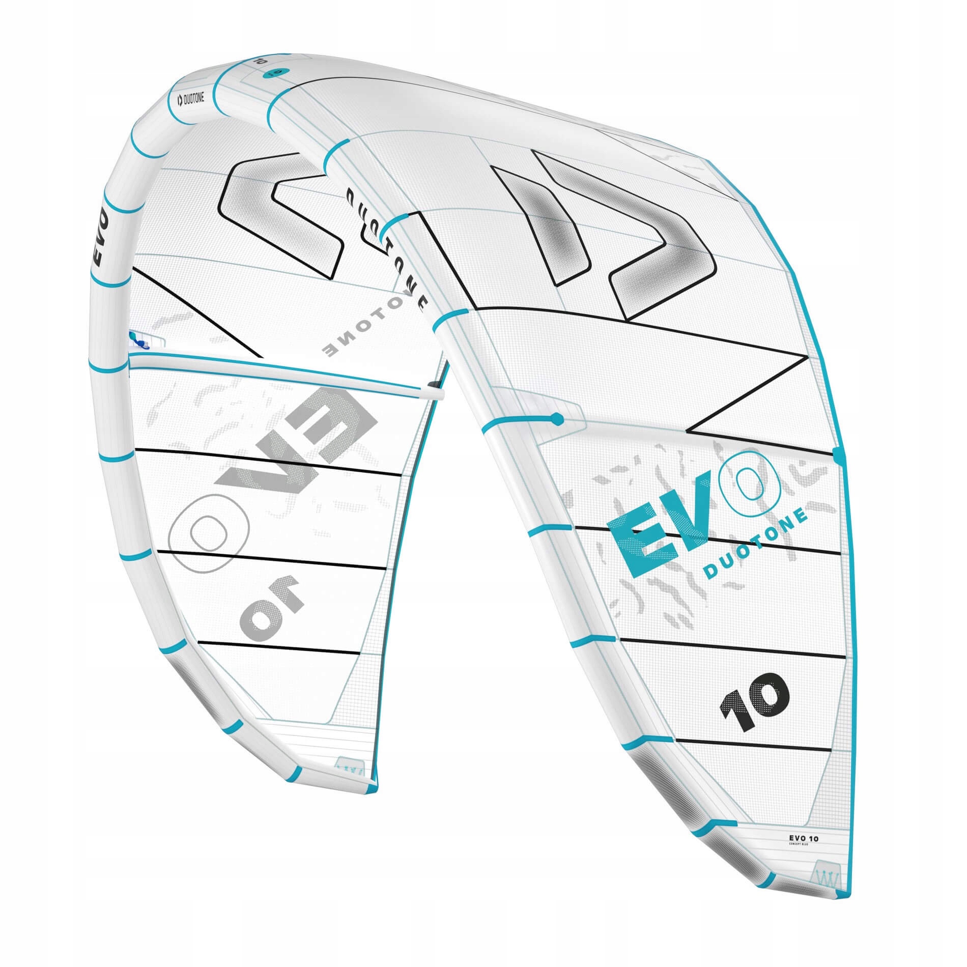 Dtk 2024 Latawiec Duotone Evo Concept Blue Undyed White 8m