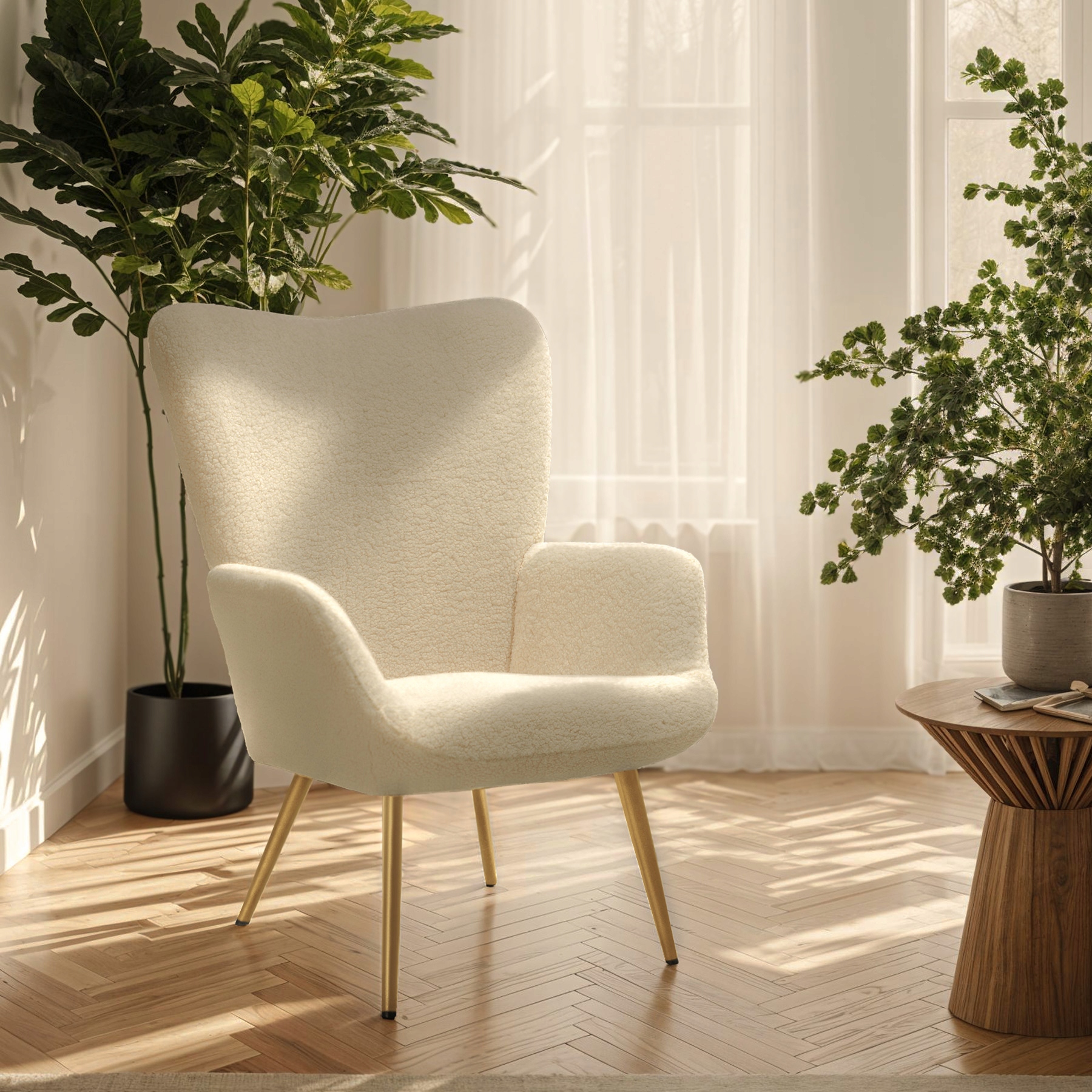 Fotel Hygge, tapicerowany, ergonomiczny, nośność 150 kg Marka TecTake