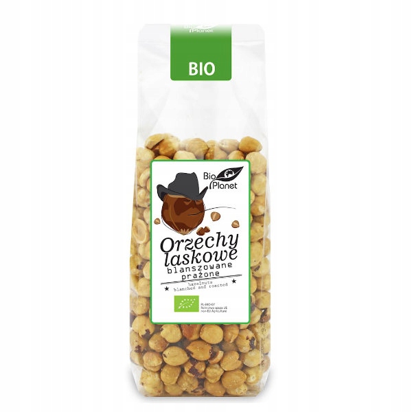 Levně Lískové ořechy pražené blanšírované Bio 350 g Bio Planet