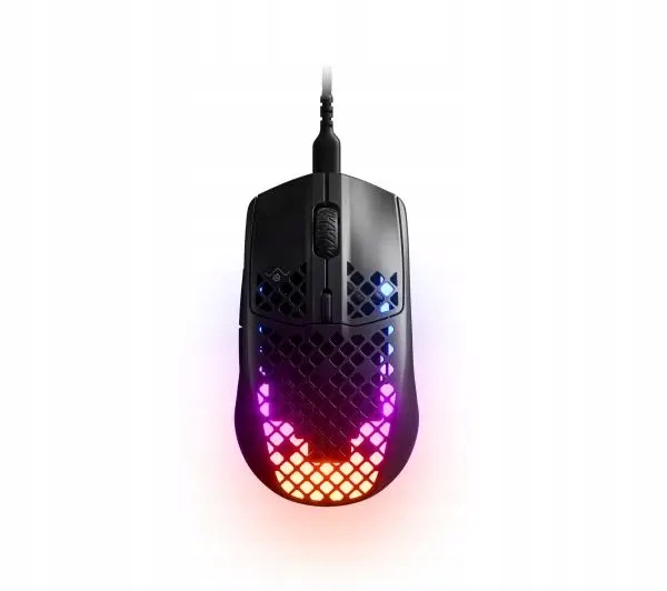 Mysz przewodowa SteelSeries Aerox 3 2022 Usb Rgb Czarna Gamingowa