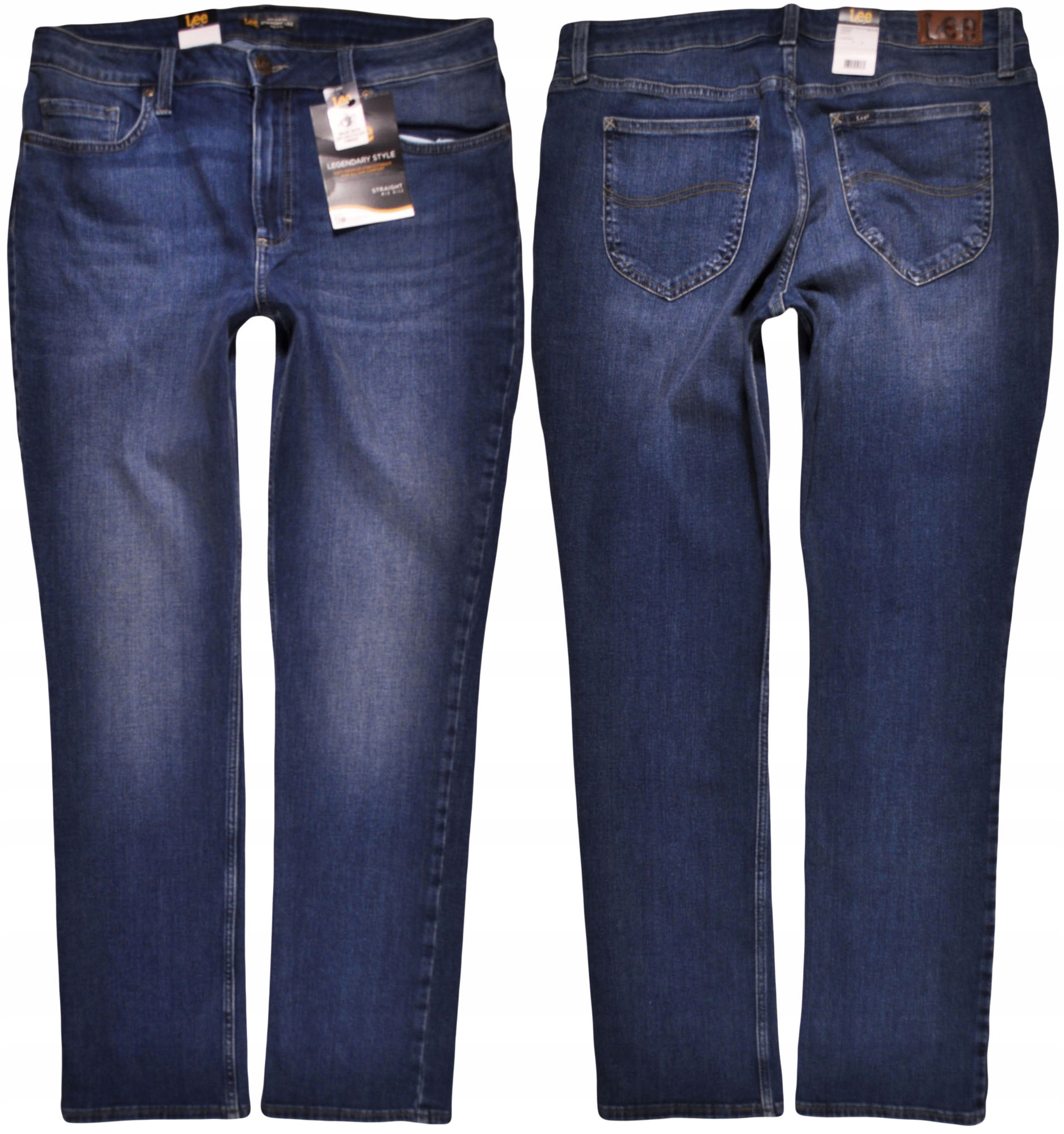 Lee kalhoty Straight modré Regular jeans Legendary_ W38 L31
