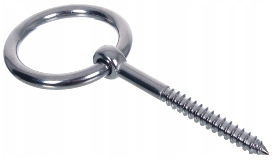 

Hak Huśtawkowy Nierdzewny Do Drewna Wkręcany 8X80