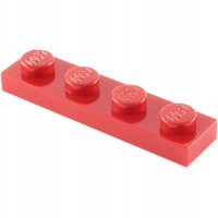 

Lego Płytka 1x4 Czerwona 1szt 3710 371021 New